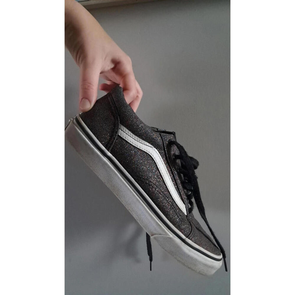 Vans sparkly multicoloured grey trainers Women's 7.5 UK5 38EU